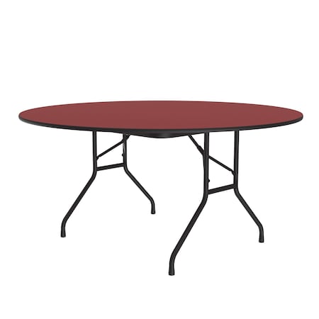 Correll CF HPL Folding Tables 60" Round Red CF60PX-35